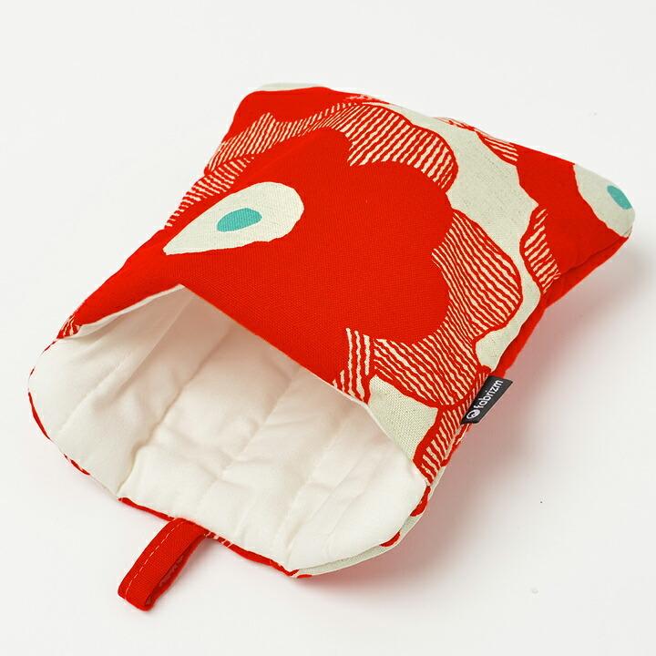 ミトン 鍋しき 鍋つかみ キッチン かわいい パポーラ 日本製 fabrizm 鍋敷き 2WAY 母の日 かわいい ギフト 手袋 北欧 花柄 爆買 | fabrizm | 09