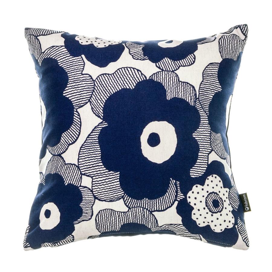 クッションカバー 中身付き 30×30 北欧 花 30角 パポーラ＆アップサイクルフェザーヌードクッション 日本製 fabrizm 背当てカバー 小さめ 爆買 | fabrizm | 10