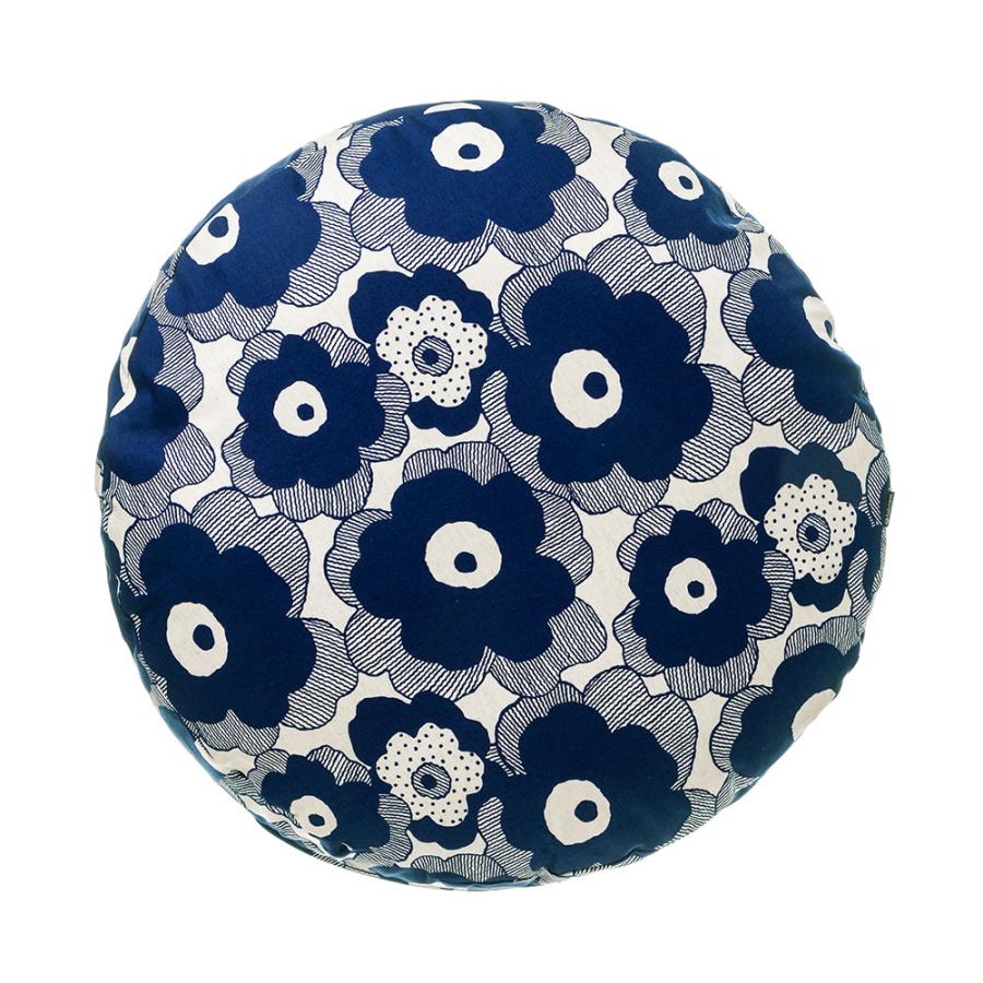 クッションカバー 中身付き 丸型 65 北欧 花 直径65cm用 パポーラ＆ポリエステルわたヌードクッション 日本製 fabrizm 背当てカバー 爆買 | fabrizm | 10