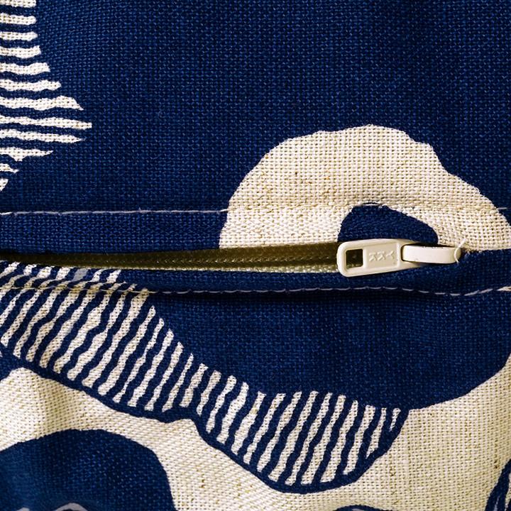 クッションカバー 丸型 65 北欧 花 直径65cm用 パポーラ 日本製 fabrizm 背当てカバー 座布団カバー 円形 おしゃれ かわいい 名入れ刺繍OK 爆買 | fabrizm | 13