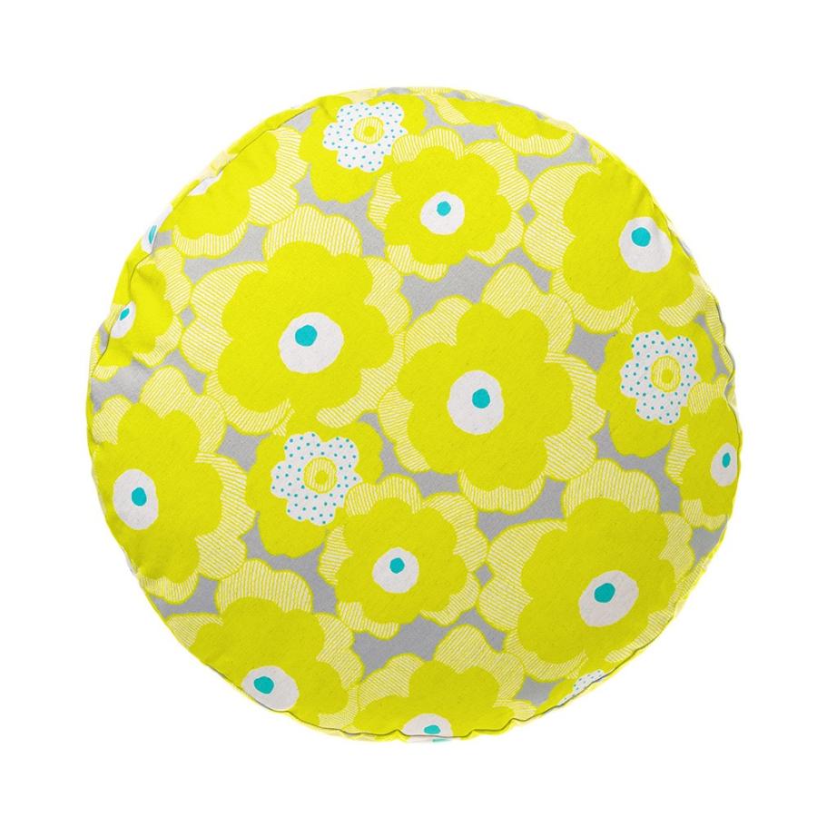 クッションカバー 丸型 65 北欧 花 直径65cm用 パポーラ 日本製 fabrizm 背当てカバー 座布団カバー 円形 おしゃれ かわいい 名入れ刺繍OK 爆買 | fabrizm | 09