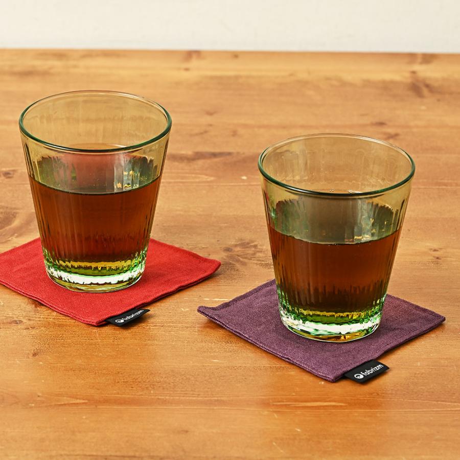 コースター おしゃれ 布 ソフトリネン 麻100％ 日本製 fabrizm リバーシブル 吸水 麻 爆買 | fabrizm | 24