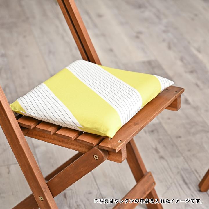 クッションカバー 中身付き 30×30 北欧 ストライプ 30角 スラント＆ウレタンヌードクッション 日本製 fabrizm 背当てカバー 小さめ 座布団カバー 爆買 | fabrizm | 08