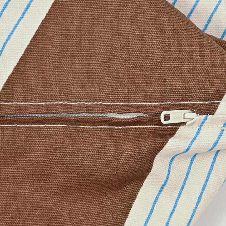 クッションカバー 中身付き 丸型 65 北欧 ストライプ 直径65cm用 スラント＆アップサイクルフェザーヌードクッション 日本製 fabrizm 背当てカバー 爆買 | fabrizm | 11