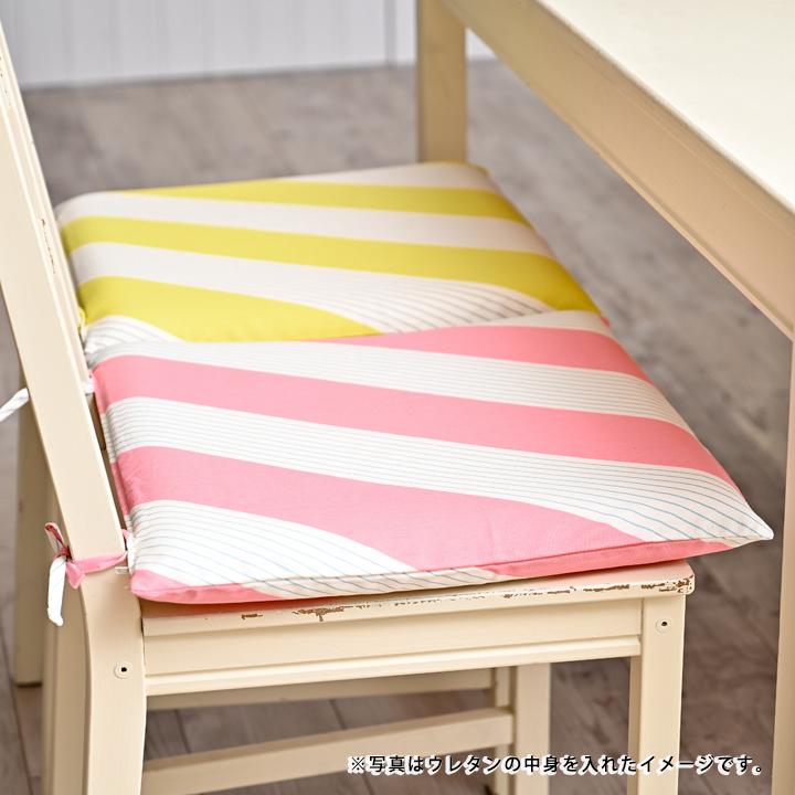 シートクッションカバー 椅子用 クッションカバー 座布団カバー ひも付き 45×45cm スラント 日本製 fabrizm いす用 ダイニングチェア用 名入れ刺繍OK 爆買 | fabrizm | 16