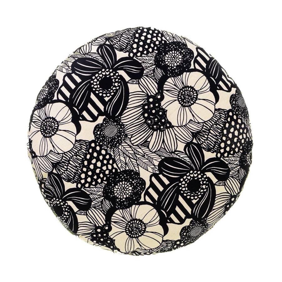 クッションカバー 丸型 65 北欧 花 直径65cm用 アフラ 日本製 fabrizm 背当てカバー 座布団カバー 円形 おしゃれ かわいい 爆買 | fabrizm | 07