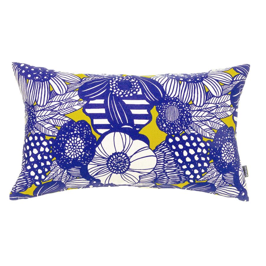 クッションカバー 中身付き 長方形 50×30 北欧 花 アフラ＆ポリエステルわたヌードクッション 日本製 fabrizm 背当てカバー 枕カバー 爆買 | fabrizm | 09