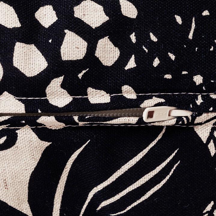 クッションカバー 中身付き 長方形 50×30 北欧 花 アフラ＆ポリエステルわたヌードクッション 日本製 fabrizm 背当てカバー 枕カバー 爆買 | fabrizm | 10