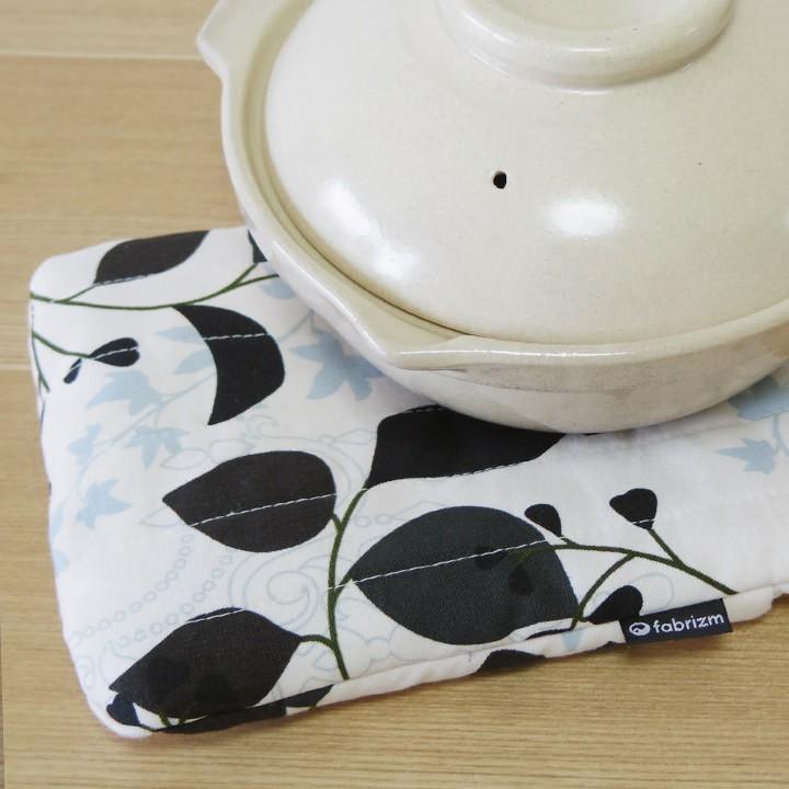 ミトン 鍋しき 鍋つかみ キッチン かわいい ラピュア 日本製 fabrizm 鍋敷き 2WAY 母の日 かわいい ギフト 手袋 北欧 花柄 爆買 | fabrizm | 06