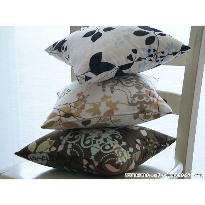 クッションカバー 中身付き 30×30 北欧 花 30角 ラピュア＆ウレタンヌードクッション 日本製 fabrizm 背当てカバー 小さめ 座布団カバー | fabrizm | 03
