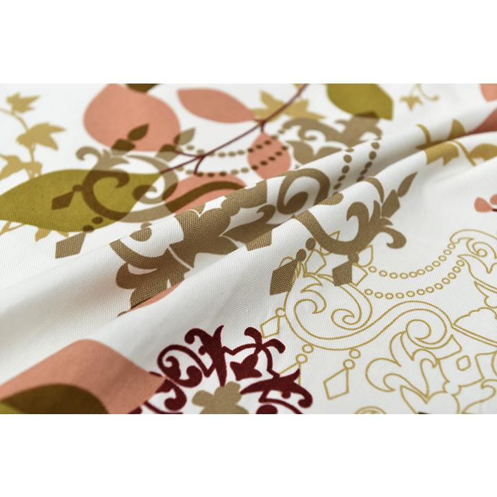 クッションカバー 中身付き 30×30 北欧 花 30角 ラピュア＆ウレタンヌードクッション 日本製 fabrizm 背当てカバー 小さめ 座布団カバー | fabrizm | 08