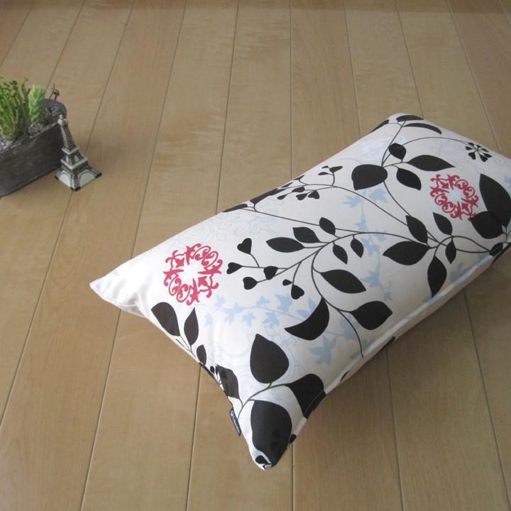 クッションカバー 中身付き 長方形 50×30 北欧 花 ラピュア＆ポリエステルわたヌードクッション 日本製 fabrizm 背当て 枕カバー 爆買 | fabrizm | 03