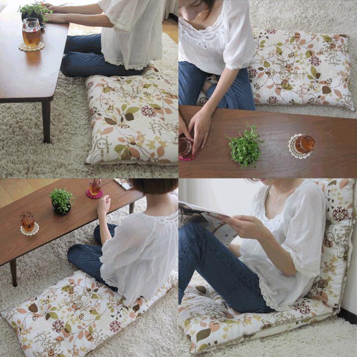 シートクッション ロング 長座布団 車 フリーシートクッション ラピュア 日本製 fabrizm 帝人クリスター ごろ寝 座椅子 おしゃれ 北欧 爆買 | fabrizm | 01