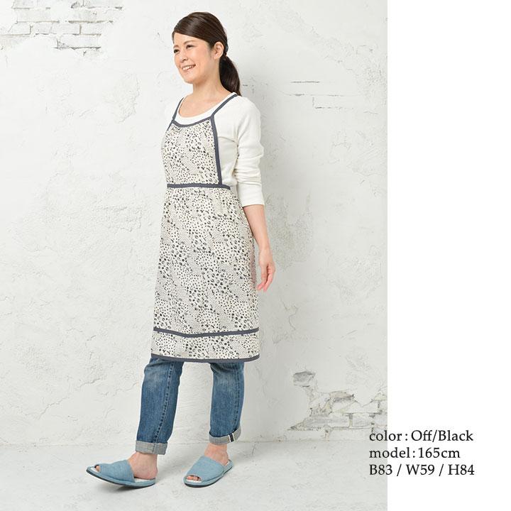 エプロン おしゃれ かわいい 保育士 北欧 ギャザーエプロン バッククロス アニマル 日本製 fabrizm 母の日 料理教室 ギフト | fabrizm | 04