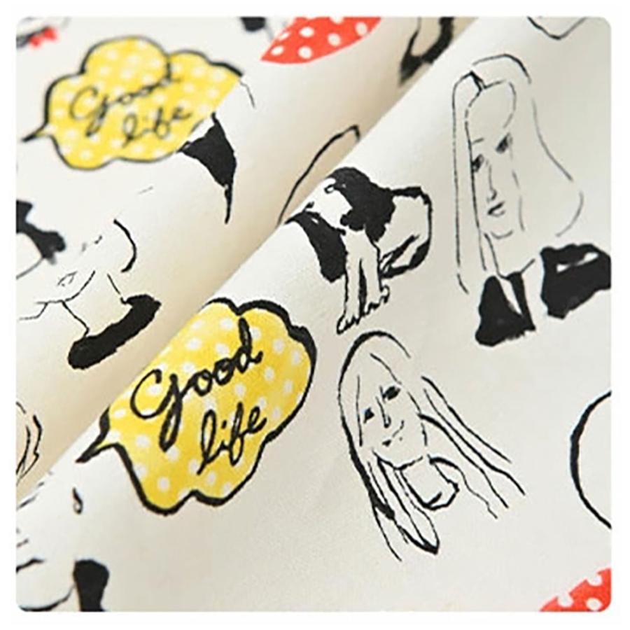 fabrizm 110cm巾 カット売り【50cm単位】フェイス 日本製 生地売り 北欧 国産 コットン 北欧テイスト 入園 ハンドメイド 手芸 おしゃれ かわいい 手作り |  | 07