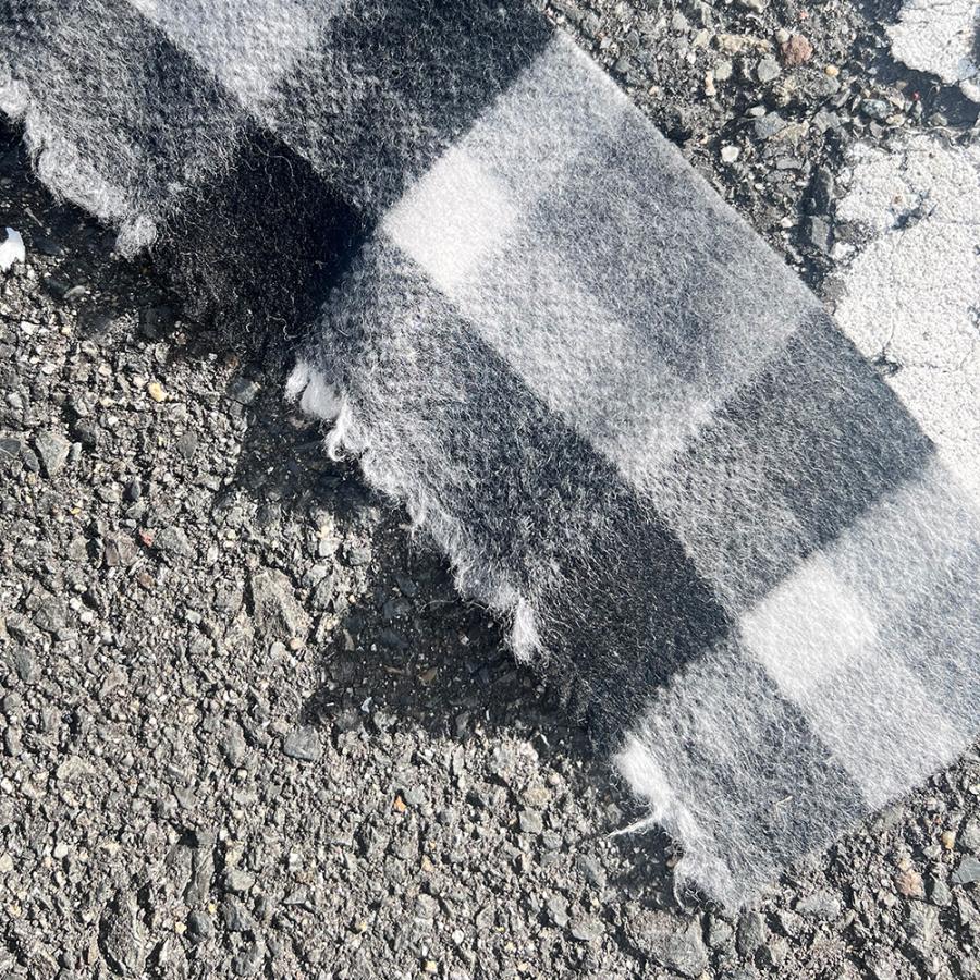 fabrizm 148cm巾 カット売り【50cm単位】ウールブロックチェック 日本製 生地売り 北欧 国産 ハンドメイド 手芸 おしゃれ かわいい 手作り |  | 09