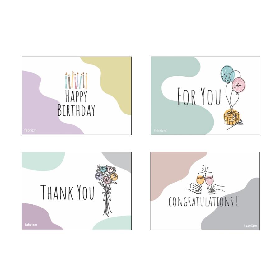 fabrizm ギフトラッピング＜小型＞＆ファブリックメッセージカード＜定型文＞ 爆買 | fabrizm | 07