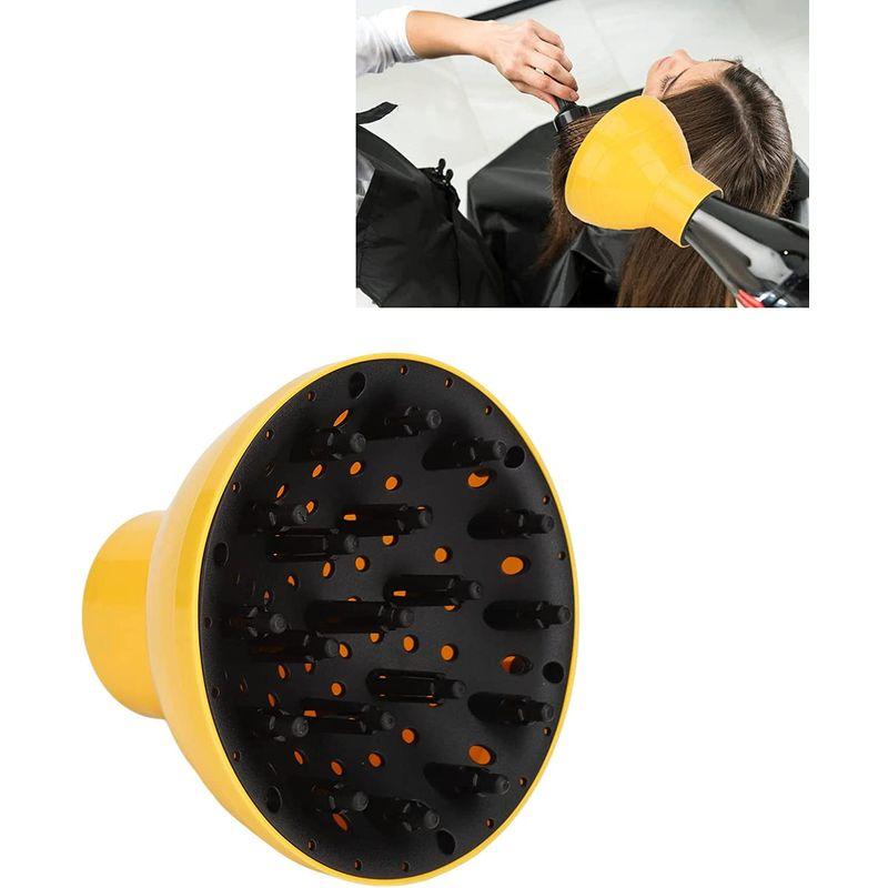 ヘアドライヤーディフューザー、プロのポータブルホームサロンヘアディフューザーアタッチメントでも熱分散ヘアディフューザーは、カーリーウェーブヘ