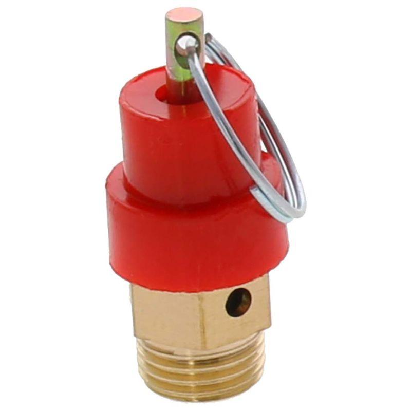 Othmro エアコンプレッサー 安全リリースバルブ 圧力リリーフ レギュレータ スレッド セーフ リング 空気圧縮機安全リリースバルブ フ