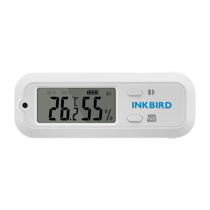 Inkbird 温度計 湿度計 デジタル 高精度 Bluetooth対応 小型 温湿度計