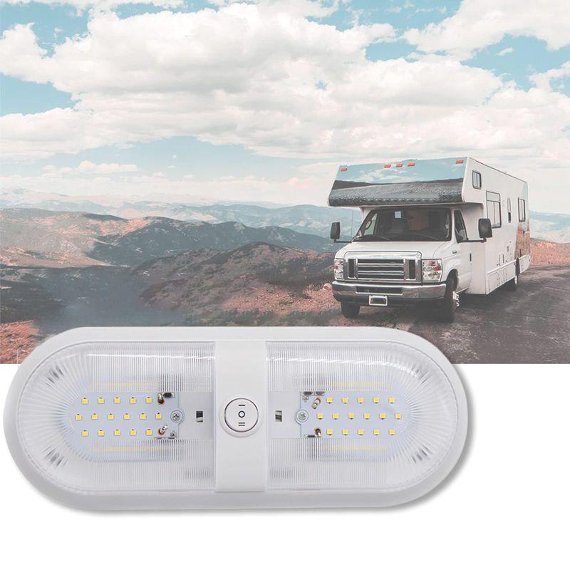 12V Led RV シーリングドームライト、Ledドームライト、RVインテリア用10V24V Ledライト、トレーラーキャンピングカーカ