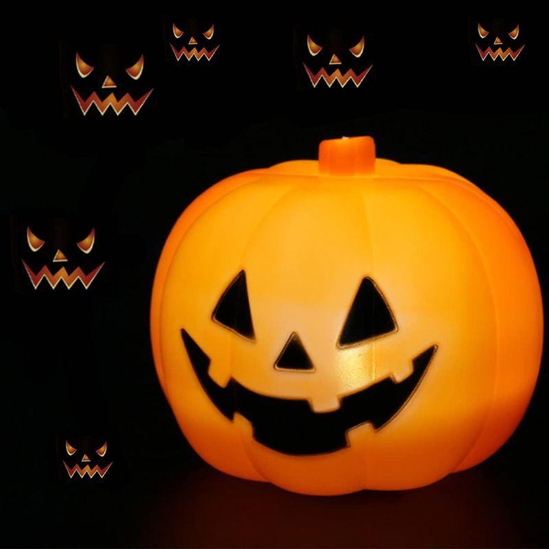 最新情報 かぼちゃライト ハロウィン ランタン led 2個セット パンプキン キャンドルハウス ハロウィン飾り ランプ 装飾ライト 室内装飾 
