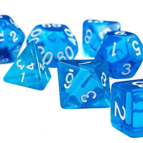 割引クーポン SONONIA RPGゲーム用　ブルー 　１４枚　多面サイコロ　４　６　８　１０　１２　２０面　ダイス　D＆D ボードゲーム