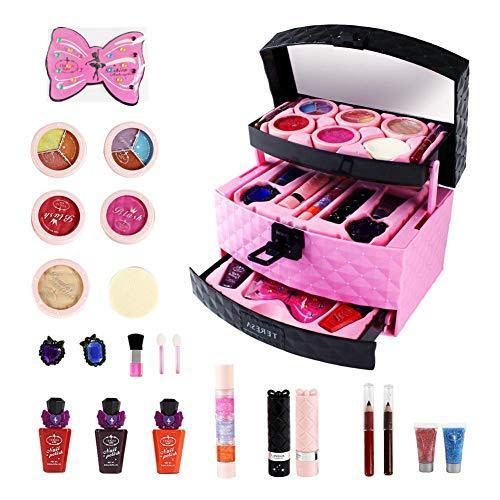 15 Off Feileng おもちゃ キッズコスメ メイクボックス コスメセット おしゃれ遊び 女の子 おもちゃ 人気 おんなのこのおもちゃ 子供用化粧品セ 子供用化粧品セ A B07kykhwjh 2225 ジョナヤマ名古屋1号店 何でも揃う の