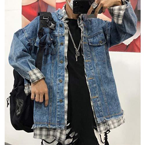 ご予約品 Debangniメンズ デニムジャケット 綿 韓国風 オーバーサイズ ブルゾン 長袖ジャンパー おしゃれ ゆったり Gジャン パーカー Www Voltnational Com