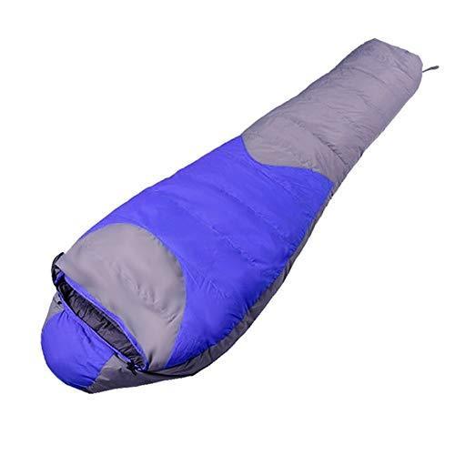 YLIAN 寝袋ミイラ 大人防寒軽量寝袋は、キャンプバッグダウンは、バックパッキングアウトドア超軽量ミイラバッグ用キルト耐水性スリーピング暖