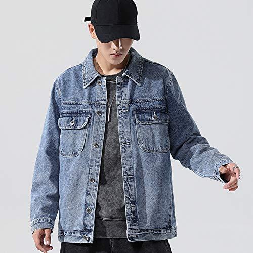 素晴らしい外見 ジージャン ゆったり 長袖 デニムジャケット Shuming メンズ プリント柄 ストリート Gジャン ファッション 英字 パーカー Morrismonument Com