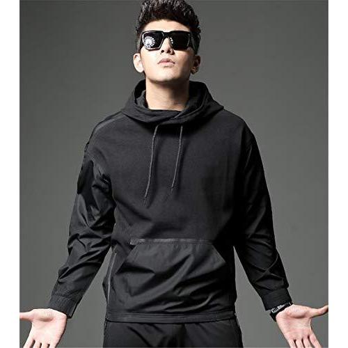 気質アップ ユリカー パーカー プルオーバー 春秋 おしゃれ スウェット トレーナー 長袖 カジュアル フード付き メンズ トレーナー Binghamtonhots Com