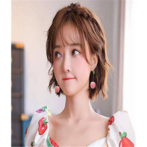 ユケ二ー レディース ピアス イヤリング プレゼント 甘くて かわいい ピアス 桃 少女 果物 モテる おしゃれ ファッション スタイル1 バレッタ Showbizbeat Com