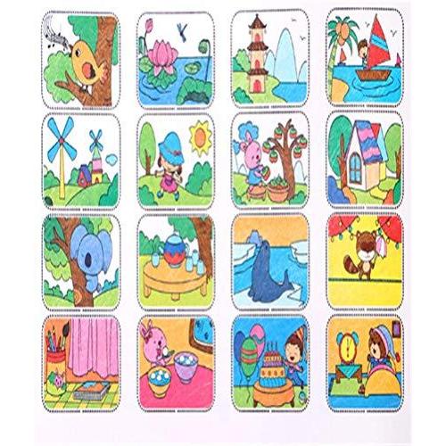 ユケ二ー 絵本 子供 幼稚園 かわいい 動物 塗り絵 就学前の本 初心者向け 塗り絵本 幼児向け おもしろい 男の子 女の子 学前のギフト 写真通り お道具箱 Biglog Vn