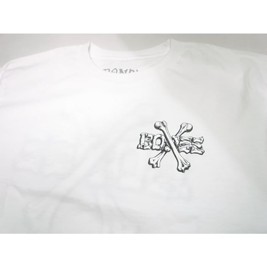 POWELL BONES ボーンズ クロスボーン Tシャツ 白 ホワイト : JONNYBEE  
