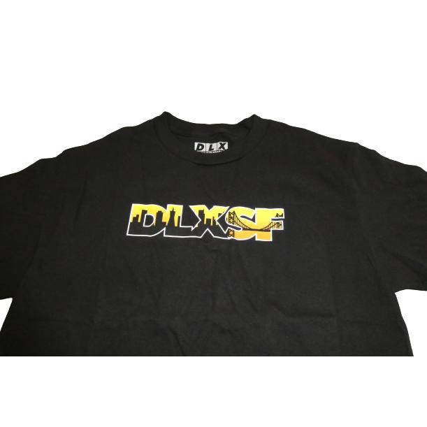 DLXSF デラックス SKYLINE スカイライン Tシャツ BLACK 黒 ブラック｜jonnybeeameyoko｜02