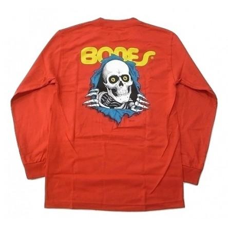 POWELL PERALTA パウエル RIPPER リッパー ロングスリーブ ロンT 赤 