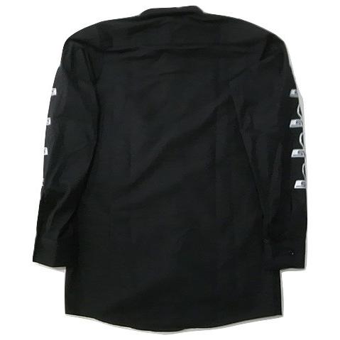 SKULL SKATES スカルスケーツ サーフロゴ ワークシャツ 黒 ブラック｜jonnybeeameyoko｜02