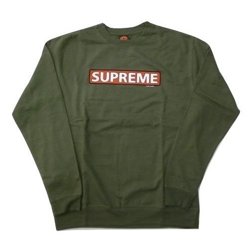 Powell Peralta パウエル Supreme Crew Sweat シュプリーム クルーネック スウェット トレーナー Army アーミー グリーン Jonnybee 通販 Yahoo ショッピング