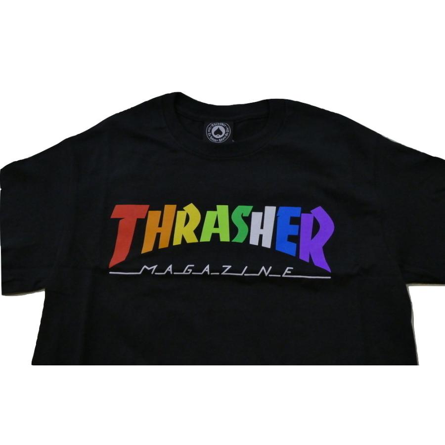 Thrasher スラッシャー Rainbow Mag レインボーマグロゴ Tシャツ 黒 ブラック Jonnybee 通販 Yahoo ショッピング