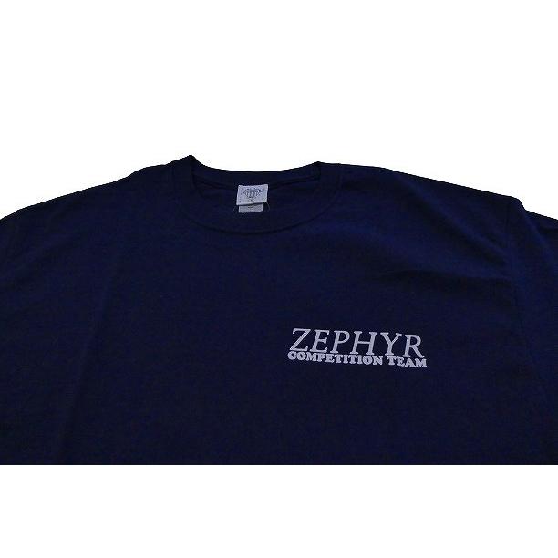 ZEPHYR COMPETITION TEAM LOGO ゼファー ZPLS＃2NV バック＆フロント 