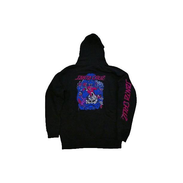 SANTACRUZ サンタクルーズ ROB ROSCOPP THE FIVE ZIP HOOD ロスコップ ザ ファイブ ジッパーフードスウェット パーカー BALCK 黒 ブラック