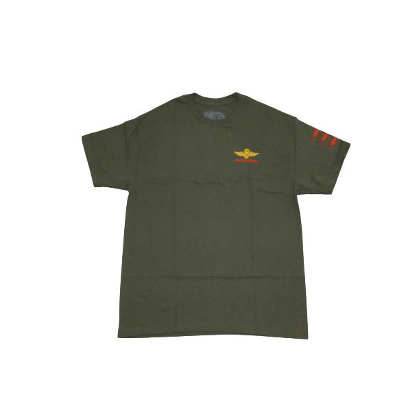 POWELL パウエル BONES BRIGADE ボーンズブリゲード BOMBER Tシャツ MILITARY GREEN ミリタリーグリーン｜jonnybeeameyoko｜02