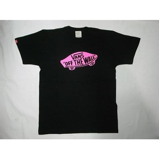 Vans バンズ Off The Wall Otw ロゴ Tシャツ 黒xピンク Jonnybee 通販 Yahoo ショッピング