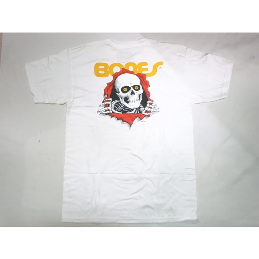 POWELL PERALTA パウエル RIPPER リッパー ノゾキボーンズ Tシャツ 白 