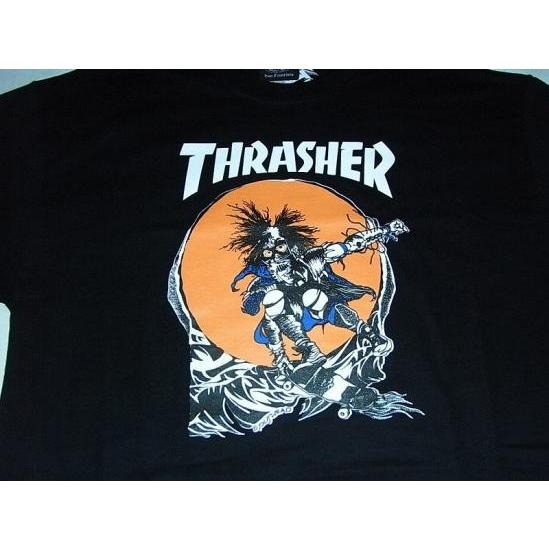 Thrasher スラッシャー Outlow アウトロー Pushead パスヘッド Tシャツ 黒 Jonnybee 通販 Yahoo ショッピング