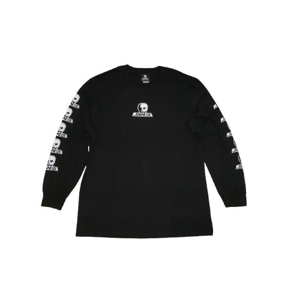 SKULLSKATES スカルスケーツ スカルロゴ ロングスリーブ ロンT BLACK 
