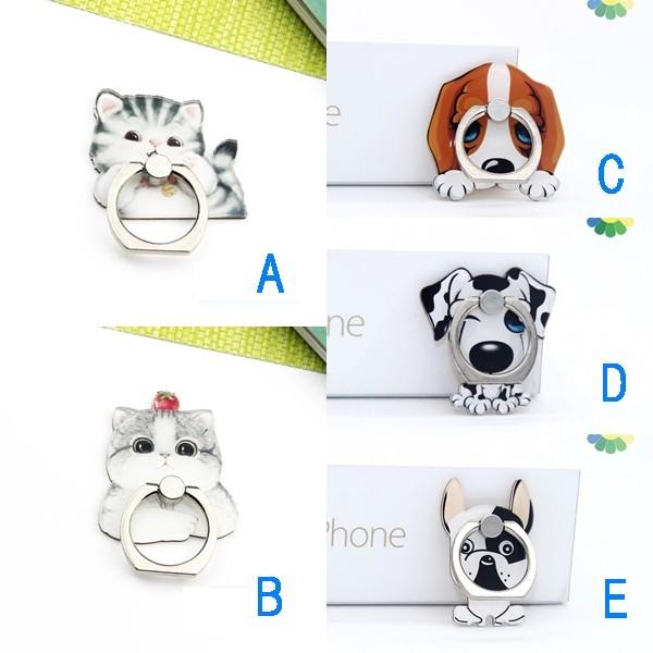 アニマル 猫 犬 スマホ ホールドリング ポイント消化 リングスタンド スマホリング リングホルダー 普通郵便送料