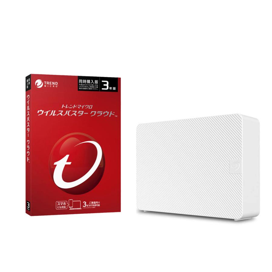 トレンドマイクロ ウイルスバスター クラウド【3年版 3台利用可能】【同時購入版】DVD-ROM版+Seagate 外付けハードディスク4.0TBの2点セット 返品種別B :0000000023611-41-230524:Joshin web 通販 ウイルスバスター クラウド| 3年 3台版 パッケージ(DVD-ROM)版
