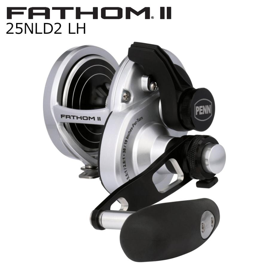 Penn（ペン） ファゾム2 2スピード 25NLD2-L ナロースプール (左